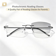 Progressive Photochromic Reading Glasses Unisex Multi Focus Presbyopia Readers