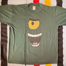 Vintage 90s Jerzees DIY Monster Face Tee — Made in USA