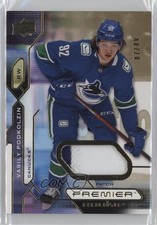 2021 Premier Rookies Premium Memorabilia 7/49 Vasily Podkolzin #123 Patch 01ks