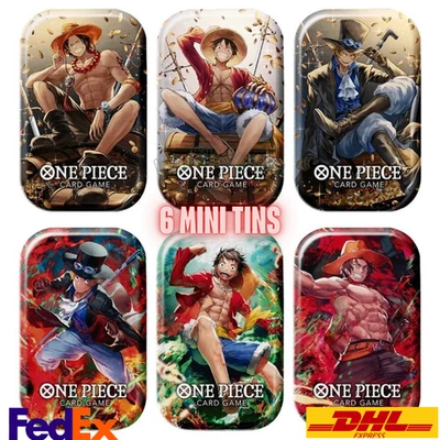 One Piece Card Game [6 Mini Tins] Vol.1 TS-01 Japanese Bandai TCG Sealed