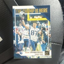 2019 Panini Donruss The Champ Is Here Rob Gronkowski #CH-4 Patriots Football