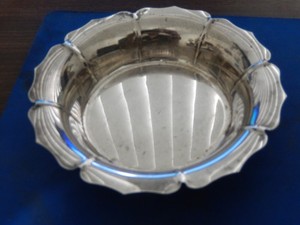 Lunt 6" Sterling Silver tray"Early Dublin Design"Circa 1720 #704-D 5 oz.