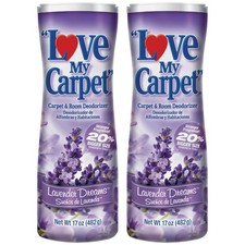 Love My Carpet Carpet  Room Deodorizer, Lavender Dreams, 17oz. Pack of 2 