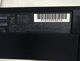Sony PlayStation 2 Console SCPH-30001 R Black, Memory Card Slots, NTSC-U/C  
