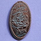 SANTA WITH LARGE TOY SACK Merry Christmas Elongated Pressed Penny — photo 1