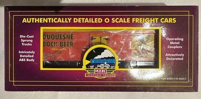 MTH PREMIER DUQUESNE BOCK BEER 36  WOOD SIDE REEFER CAR 20-94327! O SCALE