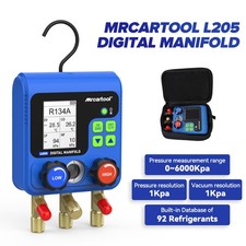 Refrigeration Digital Manifold Gauge HVAC System Vacuum Pressure Tester R134YF