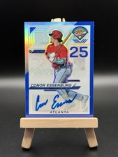 2025 Panini Prospect Edition Conor Essenburg Blue Prizm Auto /149 Atlanta Braves