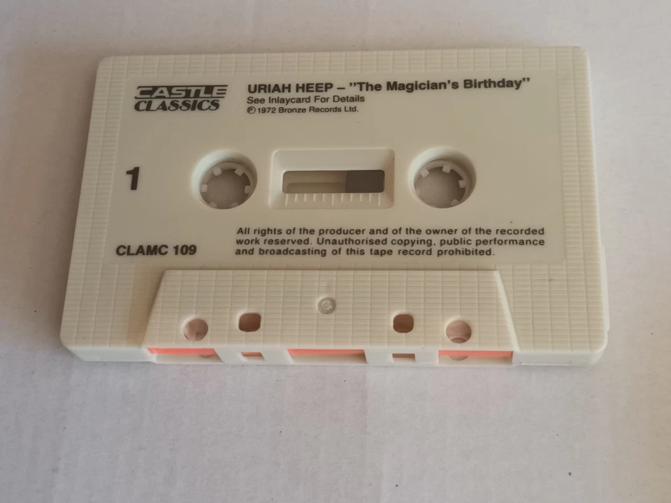 URIAH HEEP THE MAGICIAN'S BIRTHDAY CASSETTE TAPE ALBUM EX. COND. FREE UKP+P LOOK - Image 3 of 3