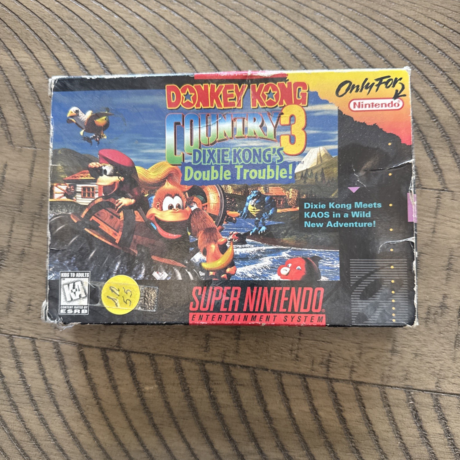 Donkey Kong Country 3 - Box Only (Super Nintendo SNES) Authentic. No Game