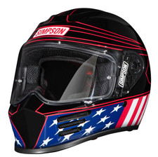 Simpson Motorcycle Speed Bandit Helmet - Amer...