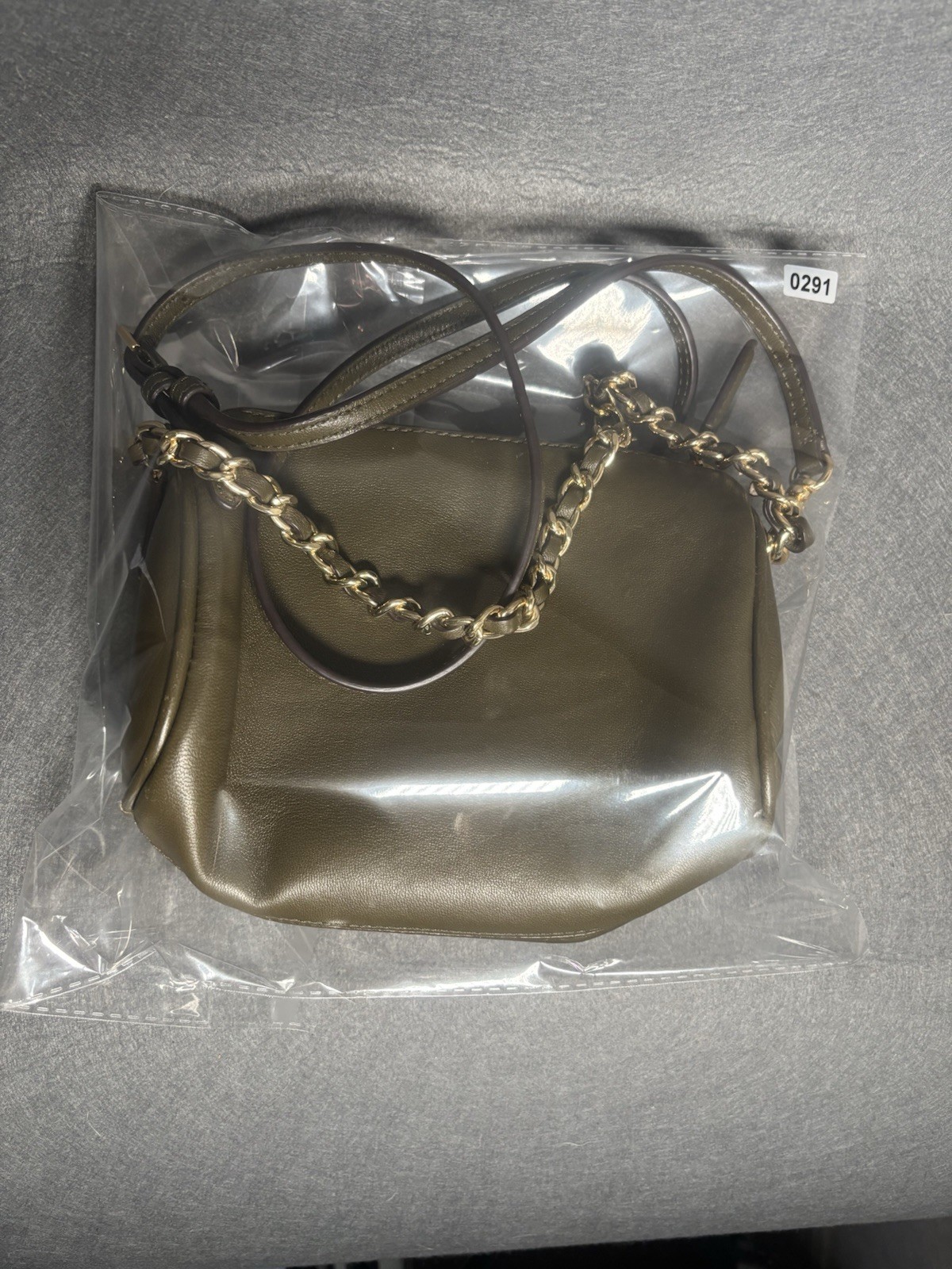 Lauren Ralph Lauren Crossbody Bag Women's One Size Olive Green Leather Chain thumbnail 22