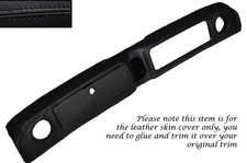 BLACK STITCH DASH DASHBOARD LEATHER COVER FITS VAUXHALL OPEL VIVA HC 1970-1979