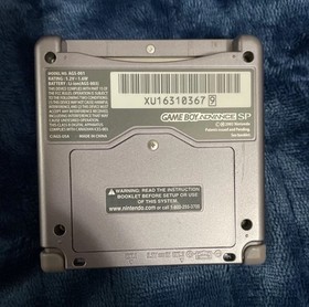 Nintendo Classic NES Limited Edition Game Boy Advance SP Handheld CIB BOX