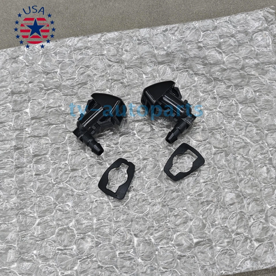 2pcs Windshield Washer Nozzle For 2011-2016 Ford F250 F350 F450 F550 Super Duty Foto 2 de 4