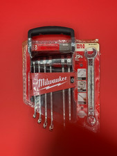 Milwaukee Metric 7 Piece Set Of Combonation Wrenches W/ Carrier. N.O.S