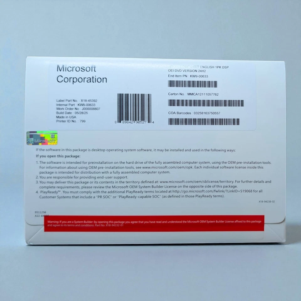 Windows 11 Home 64-Bit DVD | Genuine Key Inside | Factory Sealed | Fast Delivery - Image 4 of 4