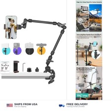 22" articulating magic arm desk clamp mount for phone camera light video