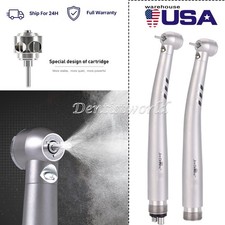 NSK Style Dental Handpiece Fiber Optic LED E-generator High Speed Turbine 4 HOLE