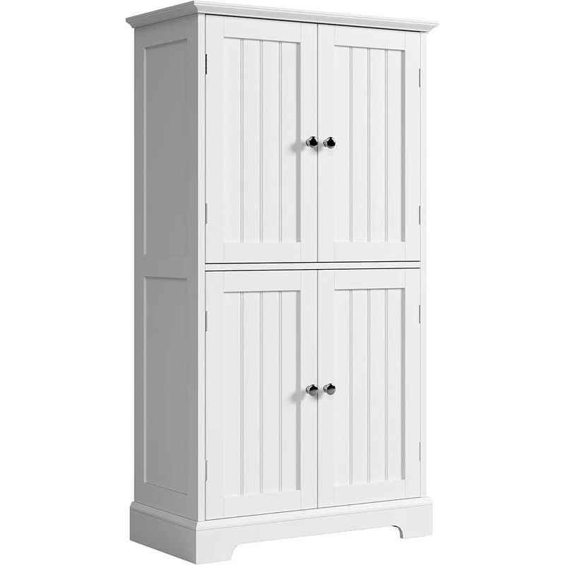 Armario de almacenamiento ajustable puertas de doble cable resistente a la humedad baño cocina Foto 2 de 4