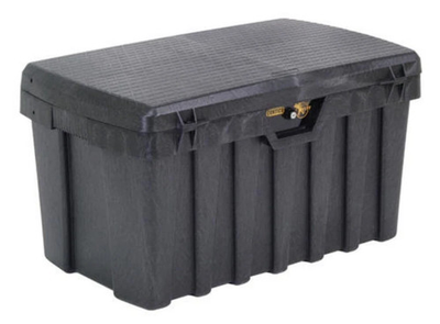 #ad Large 50 Gallon Heavy Duty Black Tuff Bin Lock Tool Box Security Locking Storage $199.99