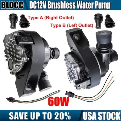 #ad Hot Water Cooling Circulation Pump 60W Large flow Brushless 12V Motor Water Pump $29.99