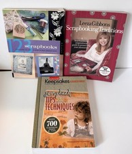Lot of 3 Books on Scrapbooking Paperbacks