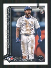 2025 Topps #13 Luis De Los Santos RC Toronto Blue Jays 38735
