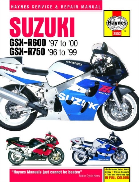 Suzuki GSX-R600 & 750 (96 - 00) Haynes Repair Manual by Haynes Publishing