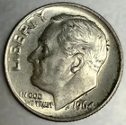1964-P Roosevelt Dime - Circulated Condition - 90% Silver - US Coin - 3220