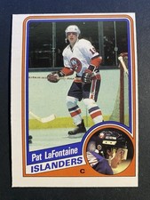 1984-85 O-Pee-Chee Hockey Pat LaFontaine Islanders Rookie Card #96 (l). rookie card picture