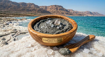100% Pure Raw Dead Sea Mud from Jordan - Freshly Harvested on Order - Rare