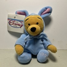 vintage 1999 Disney Store Winnie the Pooh Easter Bunny plush mini bean bag