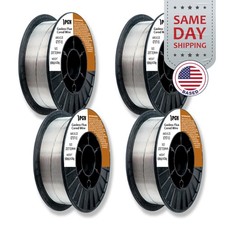  4 x 10-Lb Spools E71T-11 .035" Flux Core Welding Wire - Gasless Mild Steel MIG