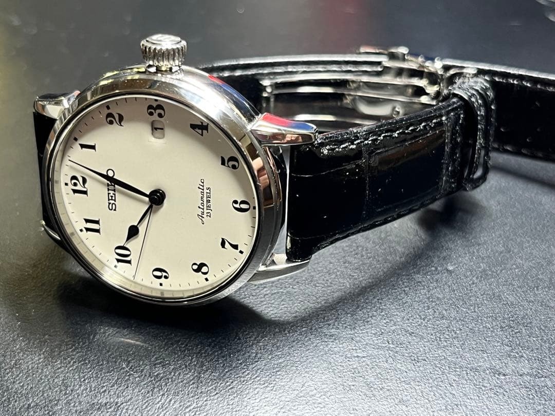 SEIKO Presage SARX027 Enamel Dial Riki Watanabe Design Automatic 6R15 Used Box