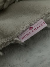 Mont CHALET Wendebettwäsche Fellimitat Strukturiert 3-teilig Neuwertig 155 X220