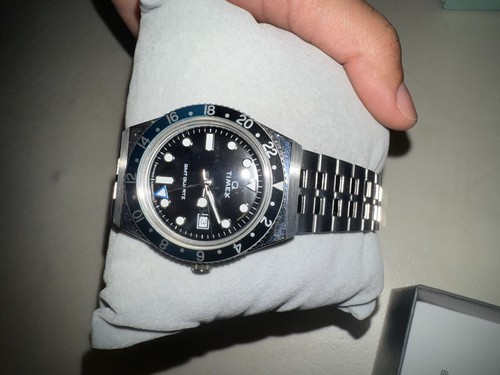 Mens Wristwatch TIMEX Q Stainless Steel