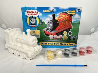 Thomas & Friends Paint Your Own Spardose James Neu unbenutzt offene Box 2010