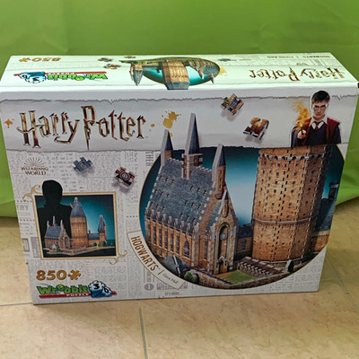 Wrebbit 3D Puzzle Harry Potter Hogwarts Great Hall 850 Teile