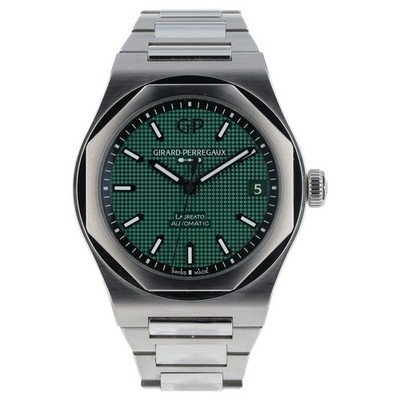 Girard Perregaux Laureato Green Dial Stainless Steel 42mm Automatic Men s 81010