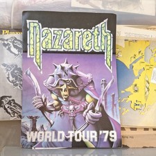 Nazareth Programme Original No Mean City World Tour Concert Souvenir 1979