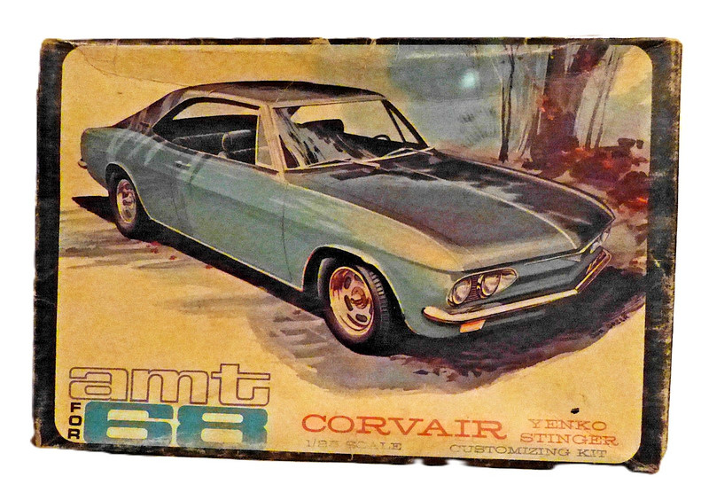 1/25 AMT 1968 CORVAIR YENKO STINGER or STOCK build  A VERY RARE OLD MODEL!