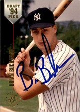 Brian Buchanan 1994 Topps Stadium Club Draft Picks Auto RC #18 B New York