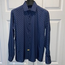 Tom Baine Slim Fit Performance Long Sleeve Dress Shirt - Medium 15-15 1/2