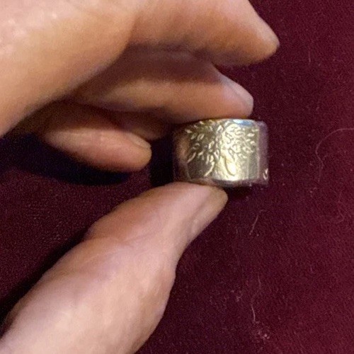 JES MAHARRY Sterlingsilber handgefertigter Ring "Stark wachsen" Größe 5 - Bild 11 von 18