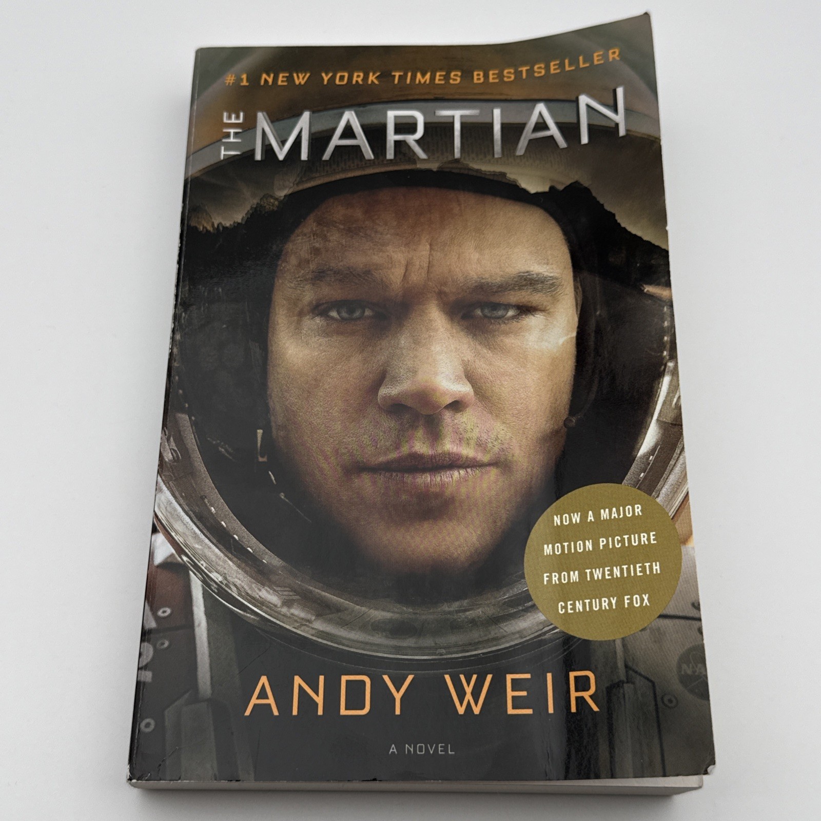 The Martian Andy Weir Movie Tie In Paperback Sci Fi Novel Book
