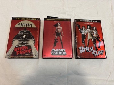 Death Proof, Planet Terror, Bitch Slap, Tin Boxen