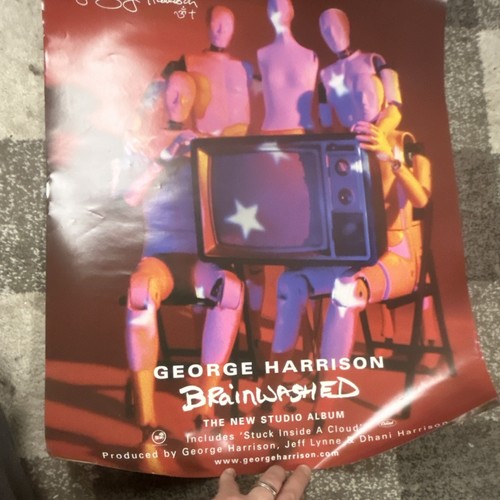 George Harrison Gehirngewaschen Original Album Promo Poster Rock & Pop Musik - Bild 5 von 5