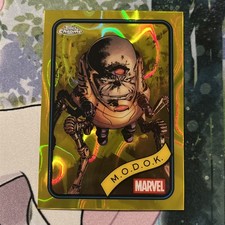 M.O.D.O.K. 2025 Topps Chrome Marvel Yellow Lava Refractor- #117 George Tarleton