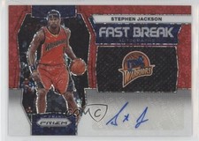 2023-24 Panini Prizm Fast Break Red 14/99 Stephen Jackson #FB-SJG Auto 1u6